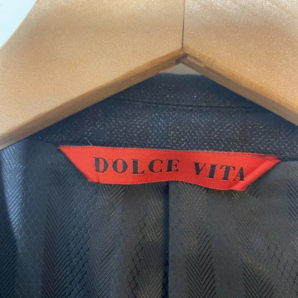 DV By Dolce Vita Men's Black Glitter Shiny Blazer Size 38R